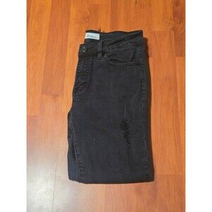 KanCan Women’s Black Distressed Skinny Jeans KC6239BK Stretch High Rise Denim